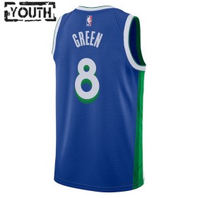 Maillot Enfant Dallas Mavericks Josh Green 8 2022-23 Nike City Edition Bleu Swingman
